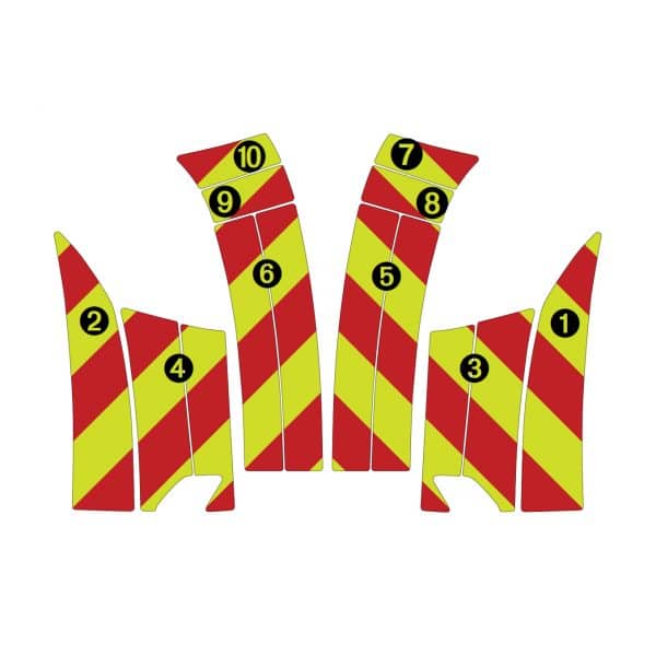Kit Jaune-Rouge Partiel - CITROËN C4 Cactus (2014-2017) – Image 2